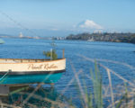 Point Ruston Ferry with Mount Rainier