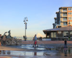 Point Ruston Grand Plaza fountains